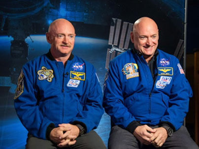 Scott et Mark Kelly, jumeaux et astronautes