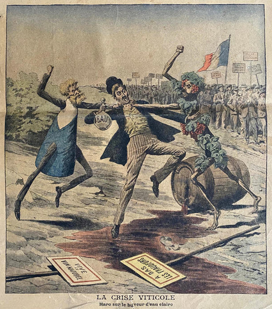 La crise viticole - Le Petit journal - 9 juin 1907
