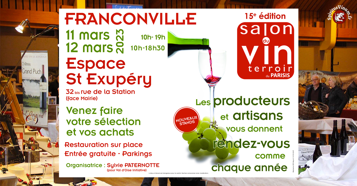 15ème salon des vins et du terroir à Franconville (Val d'oise)