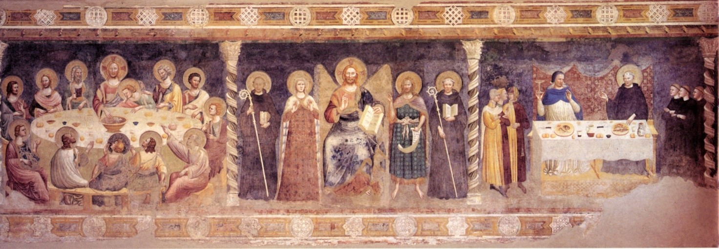 Le miracle de saint Guido, fresque du réfectoire de l’abbaye de Pomposa, vers 1318-1328. Le miracle de saint Guido, fresque du réfectoire de l’abbaye de Pomposa, vers 1318-1328.