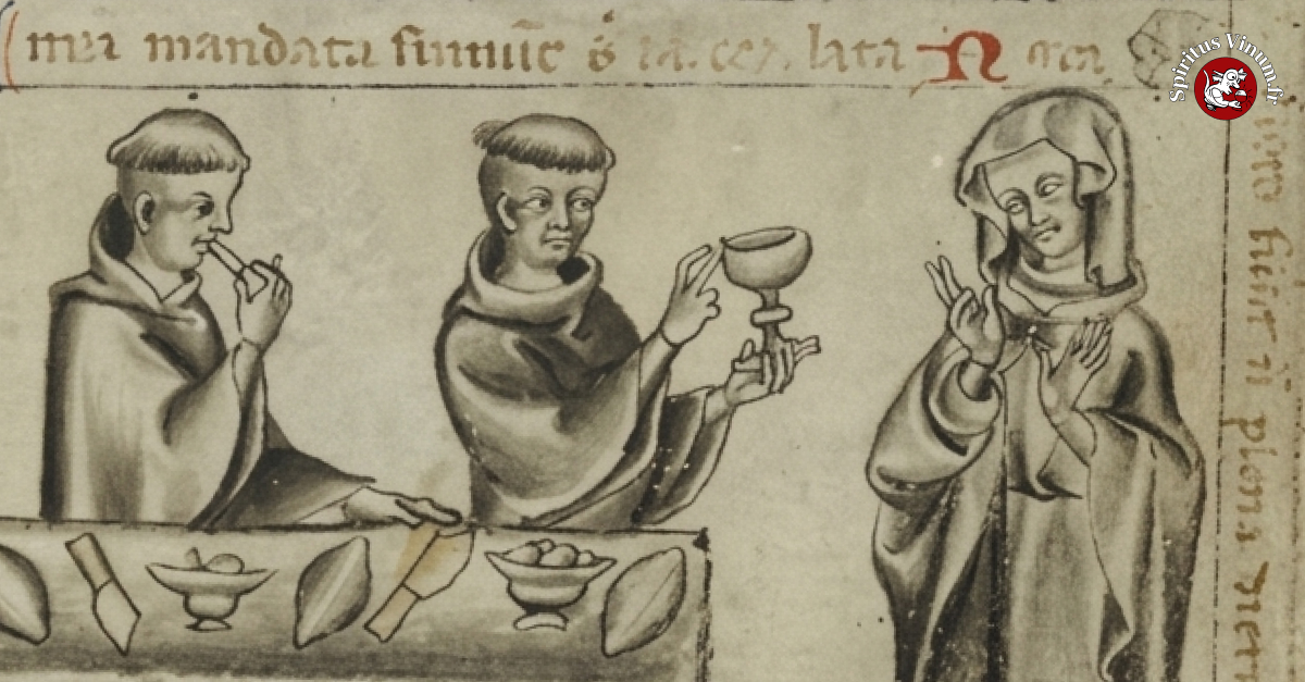Omnes hospites tamquam Christus suscipiantur : que buvaient les hôtes à la table des moines ?