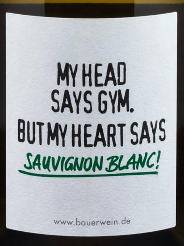 Allemagne, Palatinat, My head says gym. But my heart says Sauvignon Blanc, 2016 (Blanc)