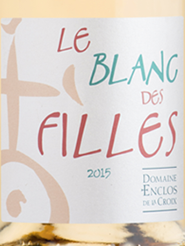 Dégustation vin blanc France, Languedoc, Pays d'Hérault (IGP), Domaine Enclos de la Croix, Le blanc des Filles, 2016