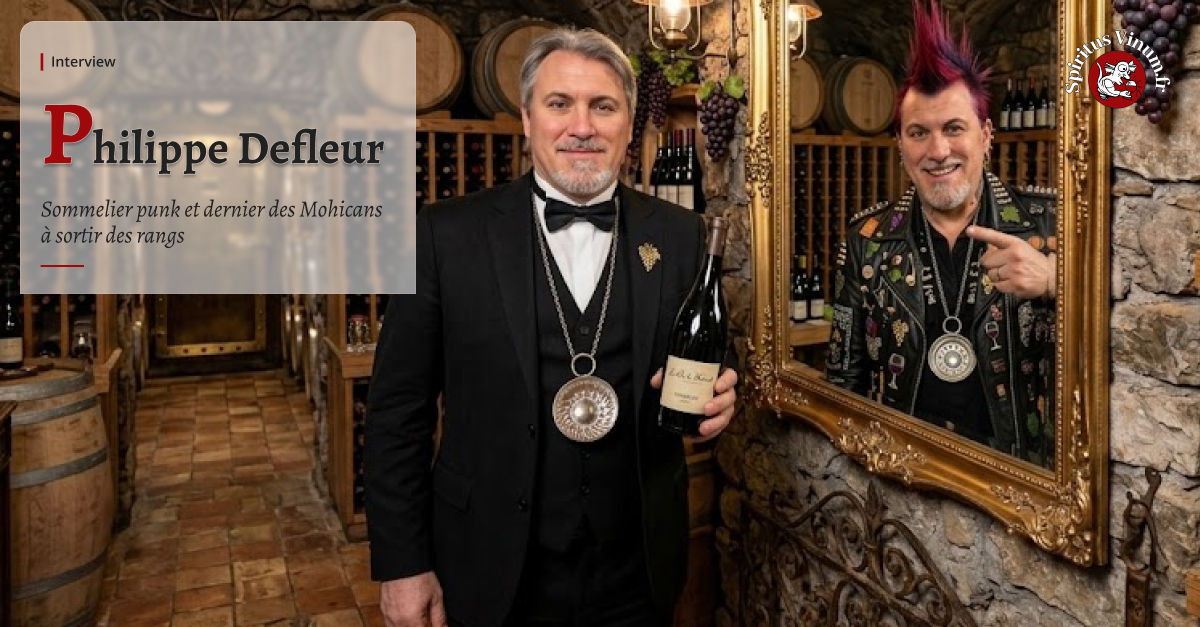 Philippe Defleur : sommelier punk et formateur prolifique