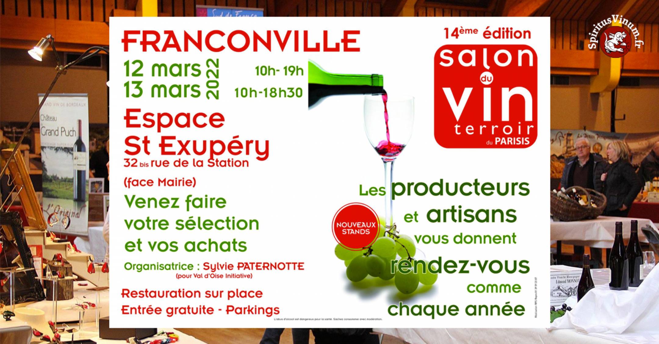 15ème salon des vins et du terroir à Franconville (Val d'oise)